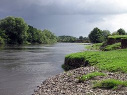 River Wye on the border between England and Wales